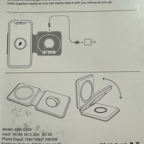 MagSafe Duo Wireless Charging Dock For iPhone Apple Watch AirPods & QI Devices - Picture 7 of 7